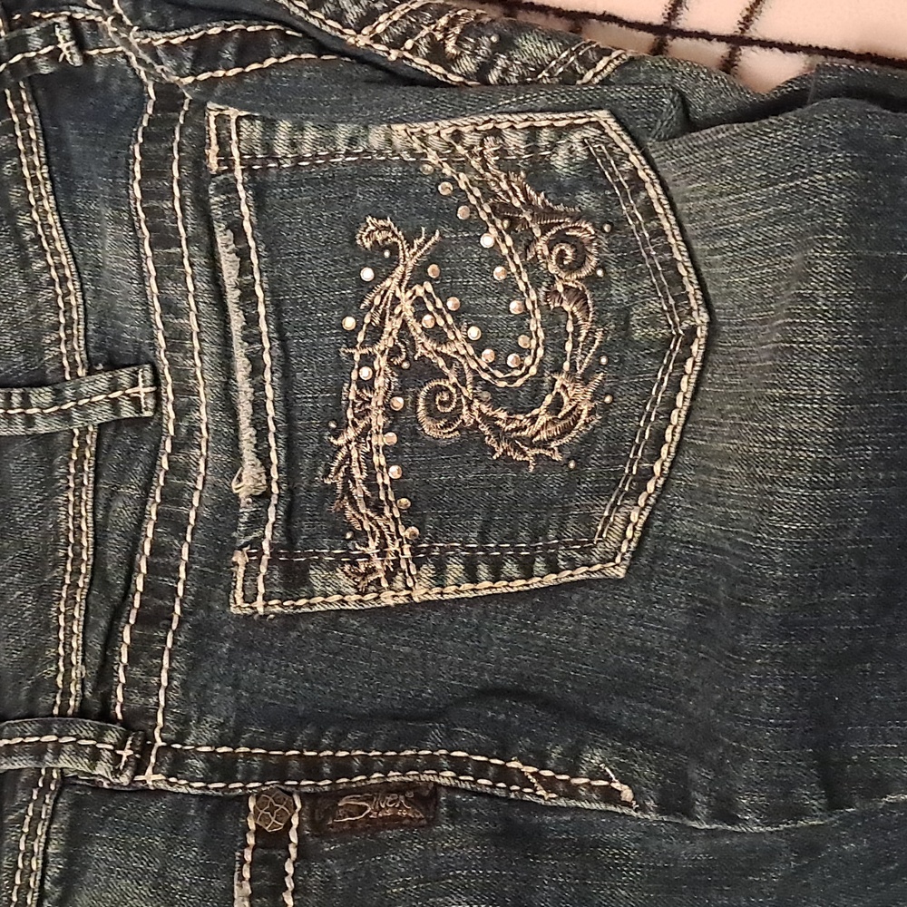 Womens Silver Suki Jeans